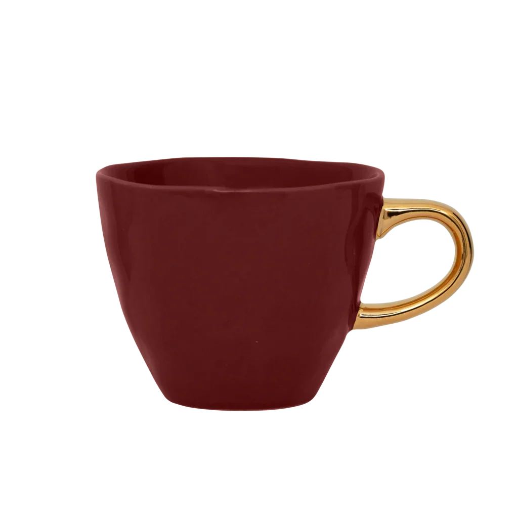 GOOD MORNING CUP AND SAUCER COFFEE SPICED APPLE