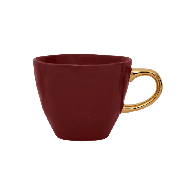 GOOD MORNING CUP AND SAUCER COFFEE SPICED APPLE