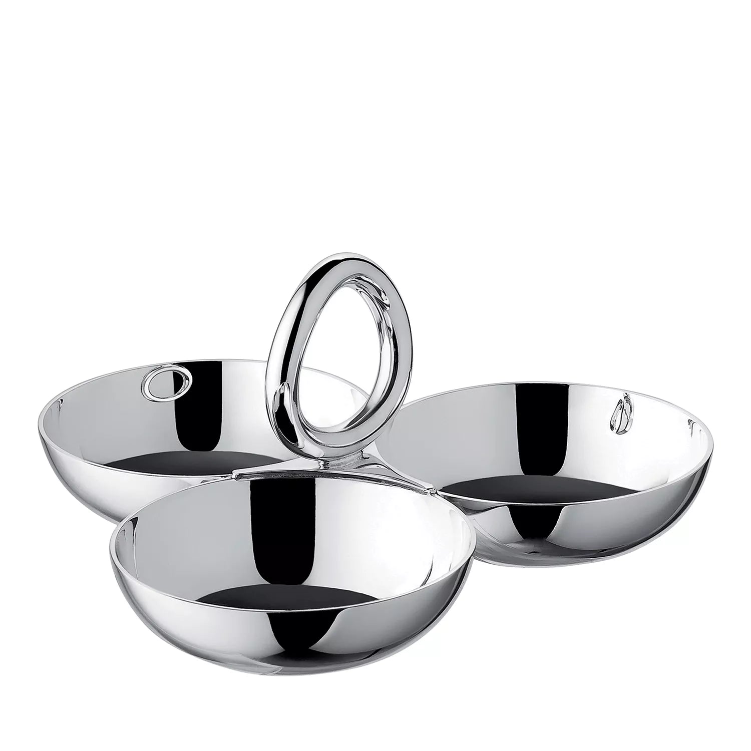 CHRISTOFLE VERTIGO 3 BOWL SNACK DISH