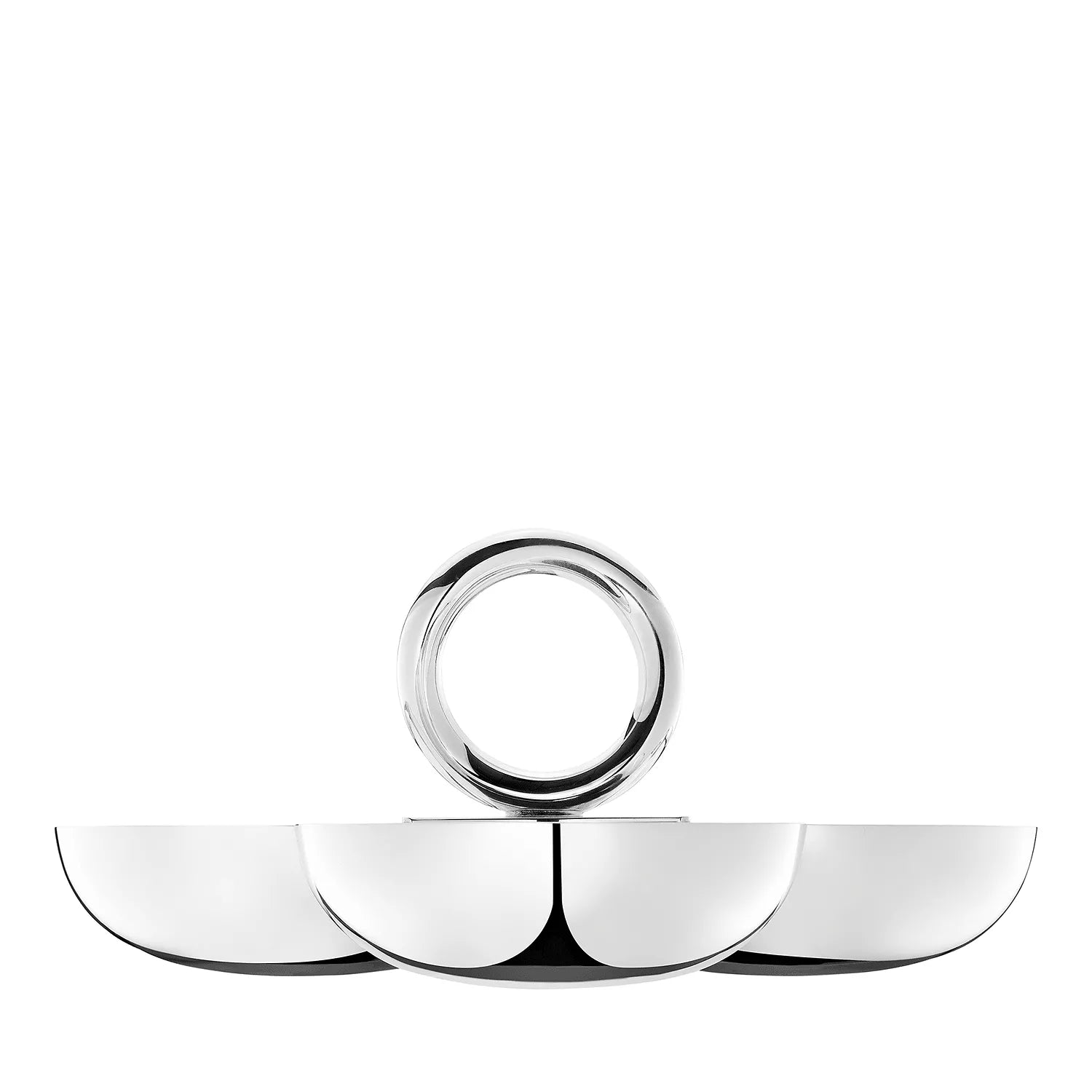 CHRISTOFLE VERTIGO 3 BOWL SNACK DISH