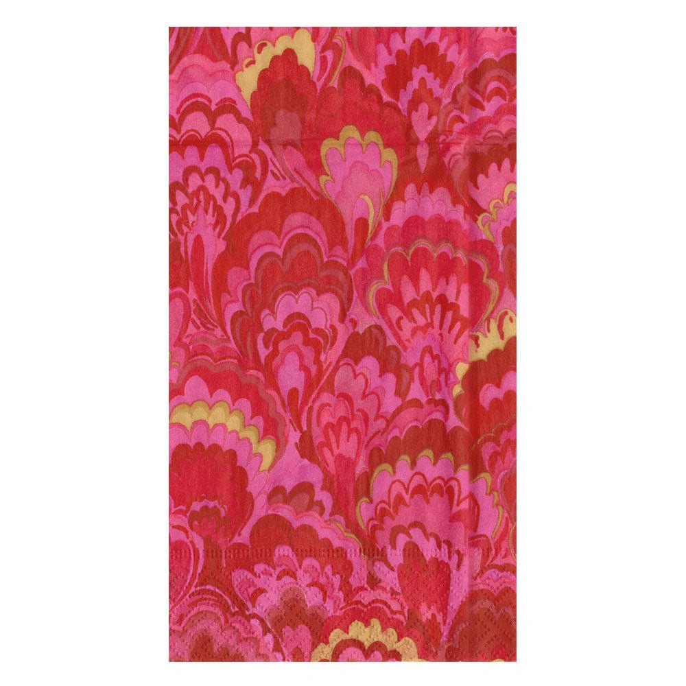 MARBLED CERAMICA RED / FUCHSIA - GUEST TOWEL