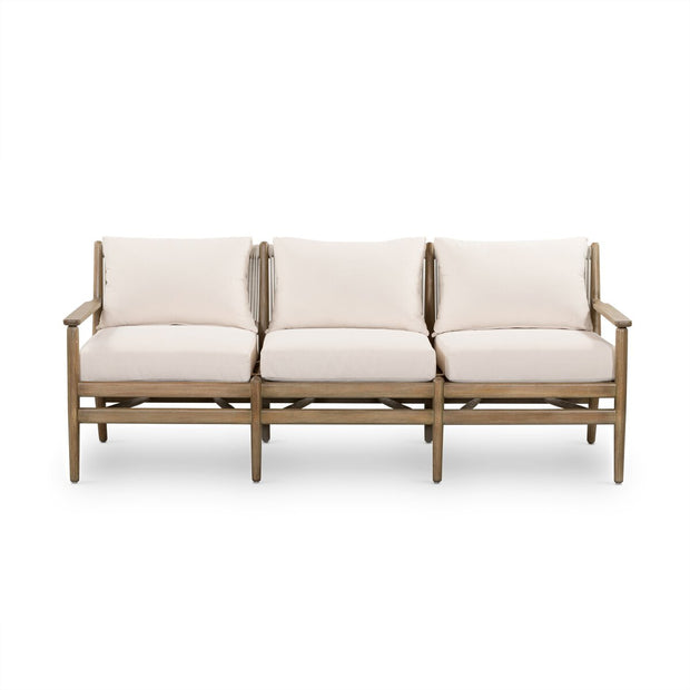 ROSEN OUTDOOR SOFA 73 NATURAL EUCALYPTUS