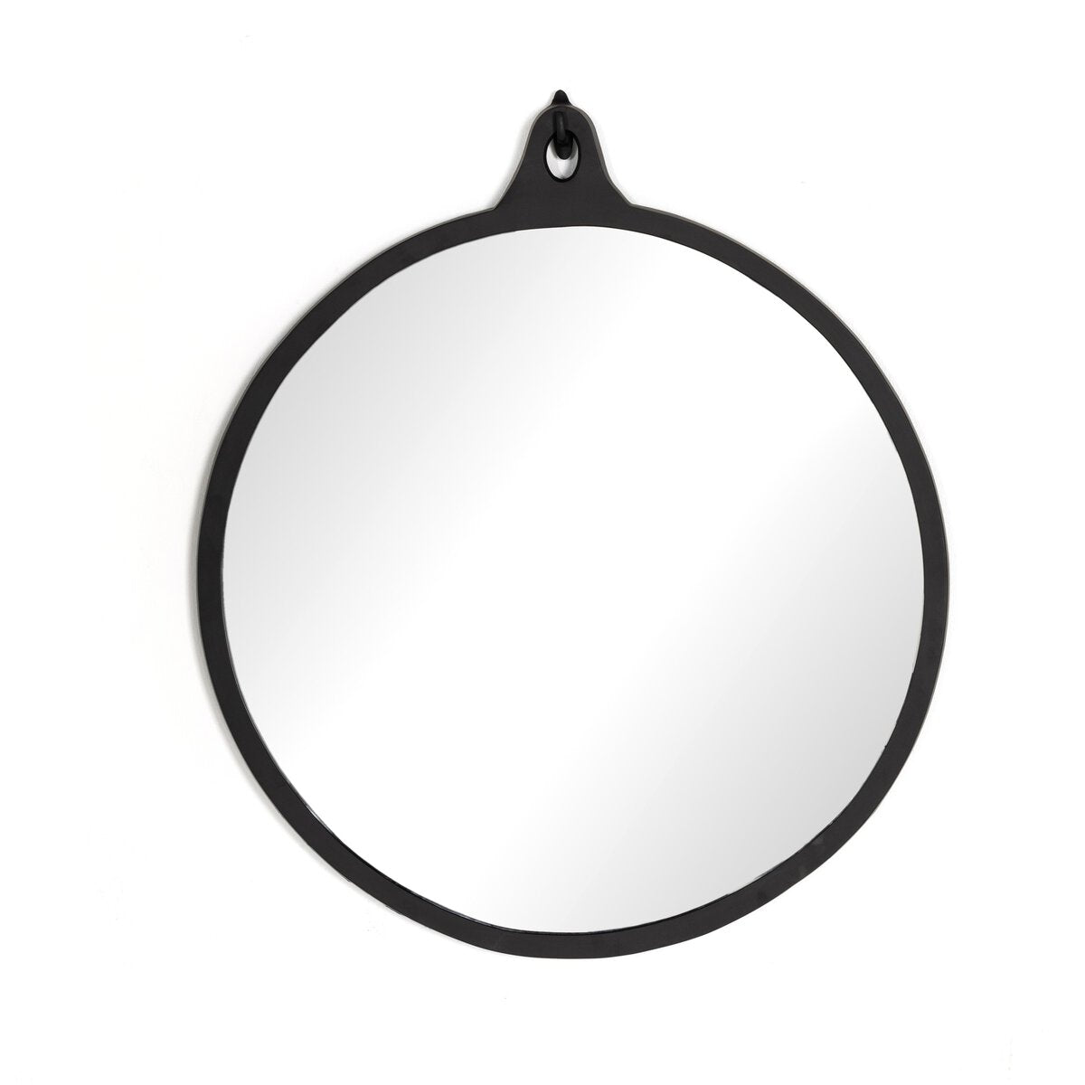 HYDE ROUND MIRROR BLK