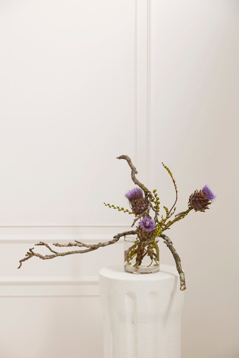 CLEAR CYLINDER VASE