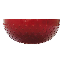 4-1/2 QUART GLASS HOBNAIL SERVING BOWL