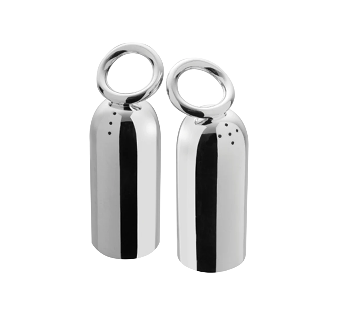 SALT AND PEPPER SHAKER SET VERTIGO