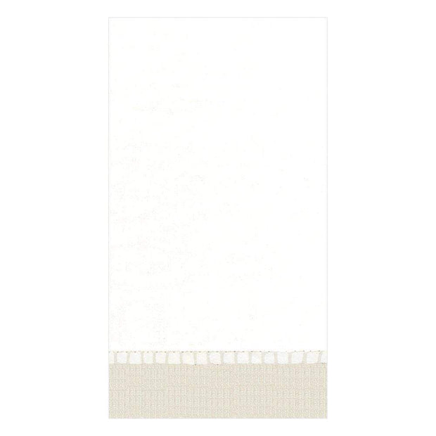 LINEN NATURAL-PAPER LINEN - GUEST TOWELS AIRLAID - 12 IN
