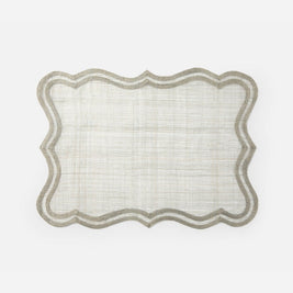 LORISA - NATURAL RECTANGULAR PLACEMAT ABACA PACK/4