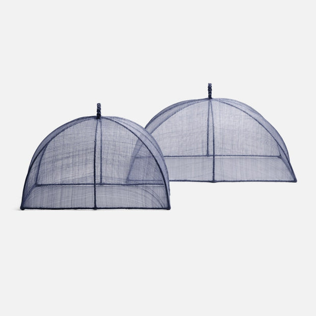 RACHEL - SLATE BLUE FOOD COVER RECTANGULAR - SINAMAY