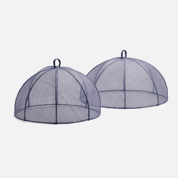 RACHEL - SLATE BLUE FOOD COVER ROUND SINAMAY