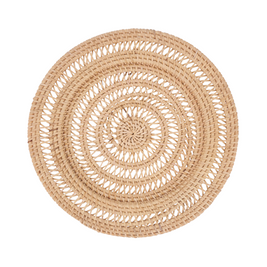 RATTAN CHARGER NATURAL