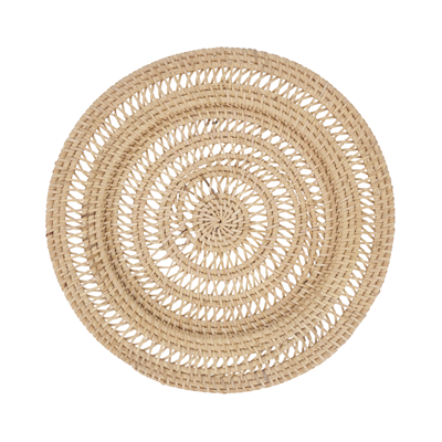 RATTAN CHARGER NATURAL