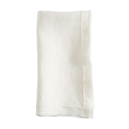STONEWASHED OVERLOCK BORDER NAPKIN