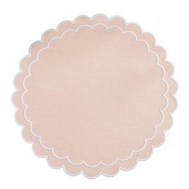 SCALLOPED PLACEMAT 100% COTTON