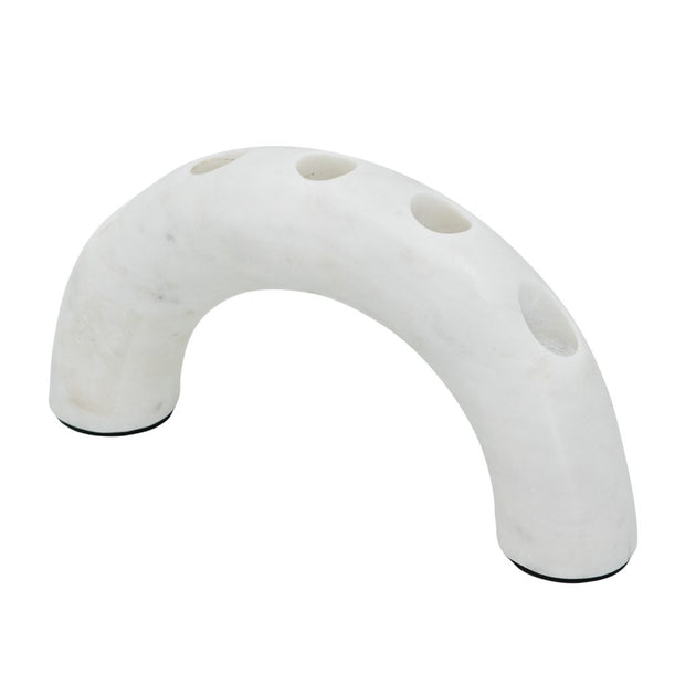 CANDLE HOLDER, WHITE
