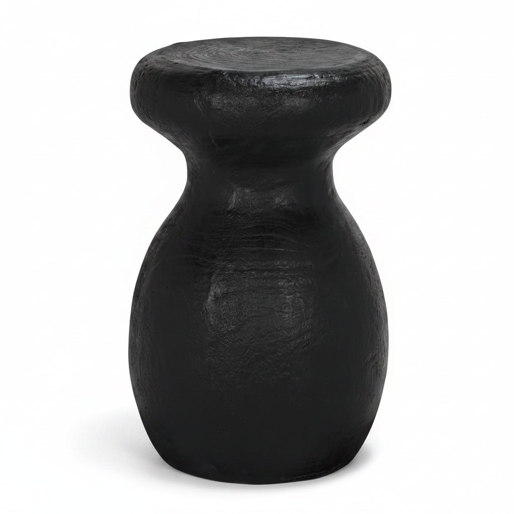 SAMSON STOOL SIDE TABLE BLACK