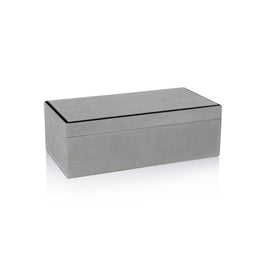 ARDEN SUEDE LEATHER BOX - MEDIUM