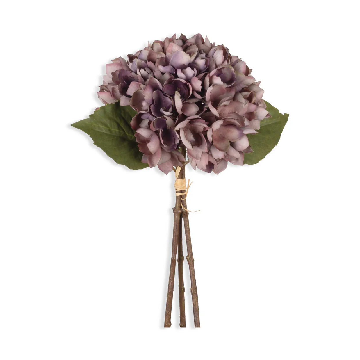 ARTIFICIAL HYDRANGEA BUNCH - DAMSON