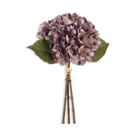 ARTIFICIAL HYDRANGEA BUNCH - DAMSON