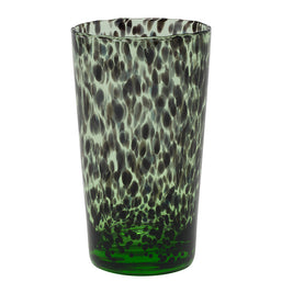 ANDREW - MINT TORTOISE HIGHBALL HAND BLOWN GLASS