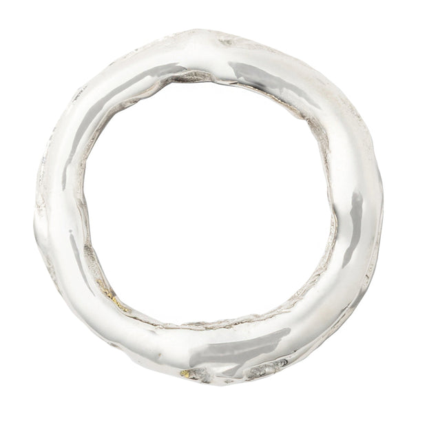 ARBOR - POLISHED SILVER TWI NAPKIN RING BRASS - PACK OF 4 BOXED