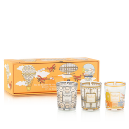 TRIO TRAVEL CANDLES BRUSSELS - ROMA - SAINT STROPEZ
