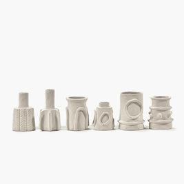 VASE ASS/6 BEIGE - 6 STYLES