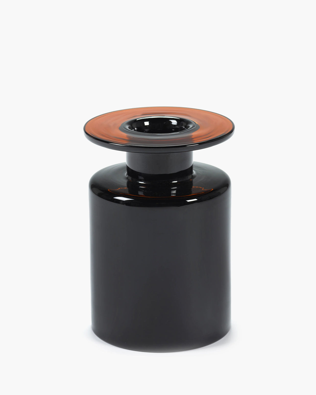 Vase M black/dark brown Wind & fire