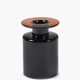 Vase M black/dark brown Wind & fire