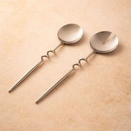 ELISA SILVER SERVERS (SET OF 2) BY DIEGO OLIVERO STUDIO