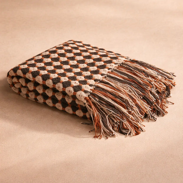 HAMPTON COTTON THROW BY DIEGO OLIVERO STUDIO