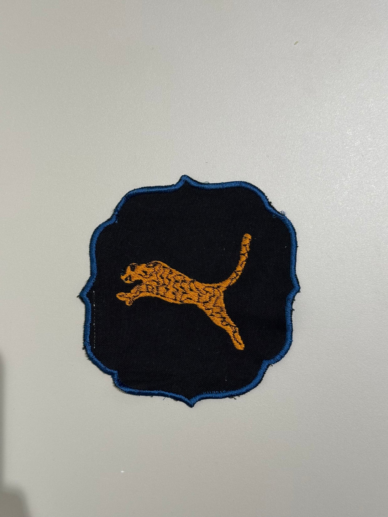 HAND-EMBROIDERED COKTAIL NAPKINS TIGER (SET OF 2) TIGER