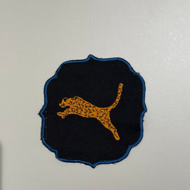 HAND-EMBROIDERED COKTAIL NAPKINS TIGER (SET OF 2) TIGER