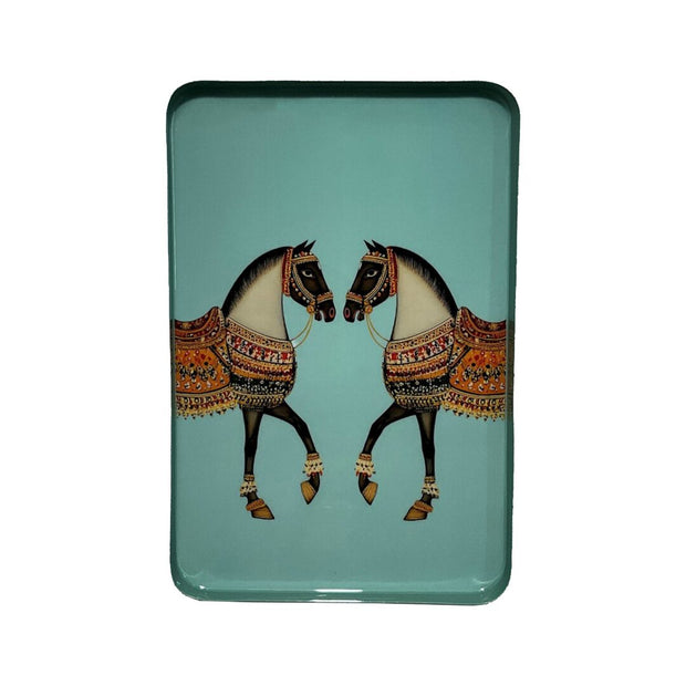 PRINTED IRON TRAY-HORSE