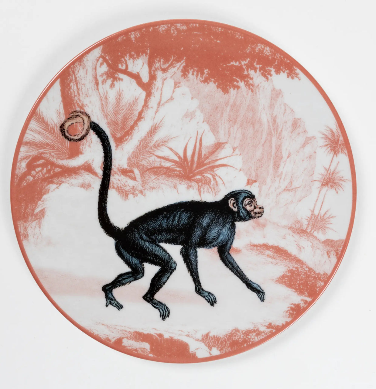 LA MENAGERIE OTTOMANE PORCELAIN SALAD PLATE