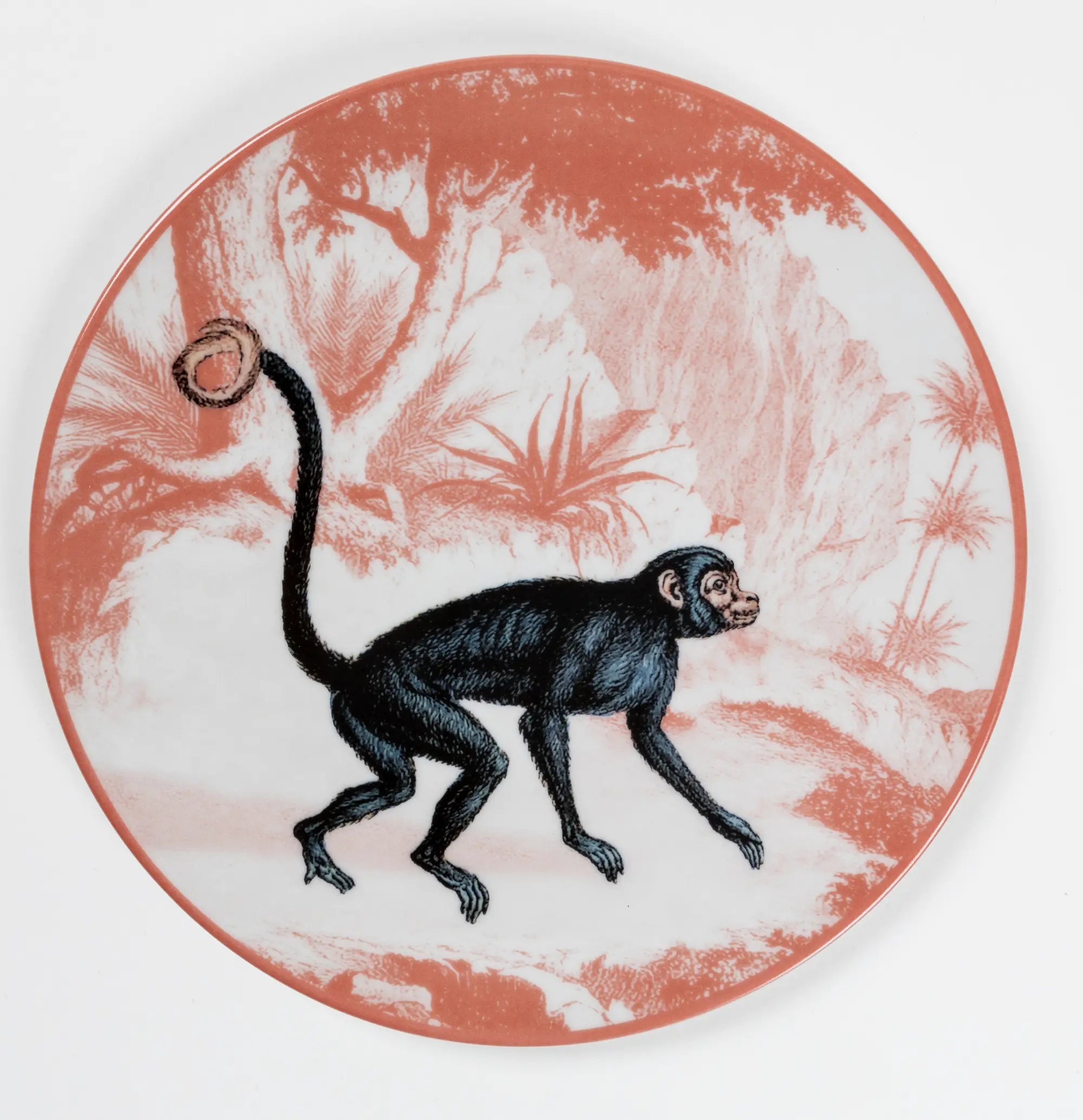 LA MENAGERIE OTTOMANE PORCELAIN SALAD PLATE