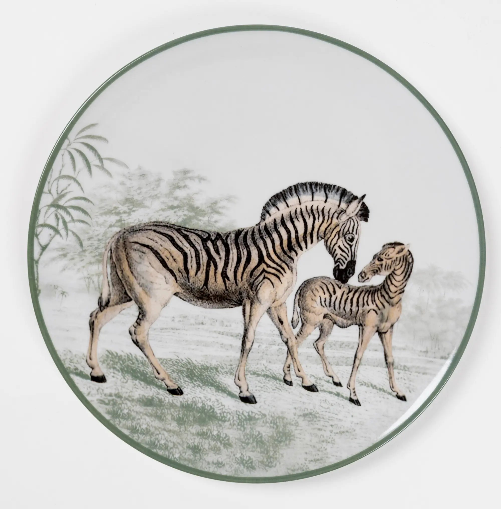 LA MENAGERIE OTTOMANE PORCELAIN SALAD PLATE