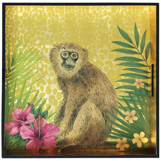 LACQUERED TRAY-MW-MONKEY