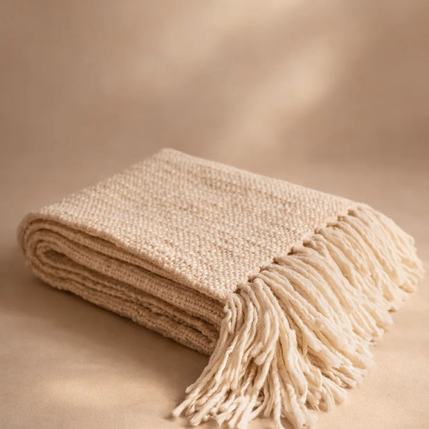 NIEVE WOOL THROW BY DIEGO OLIVERO STUDIO