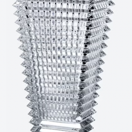 BACCARAT EYE VASE SILVER LG 300