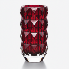 BACCARAT LOUXOR VASE RED SM 150