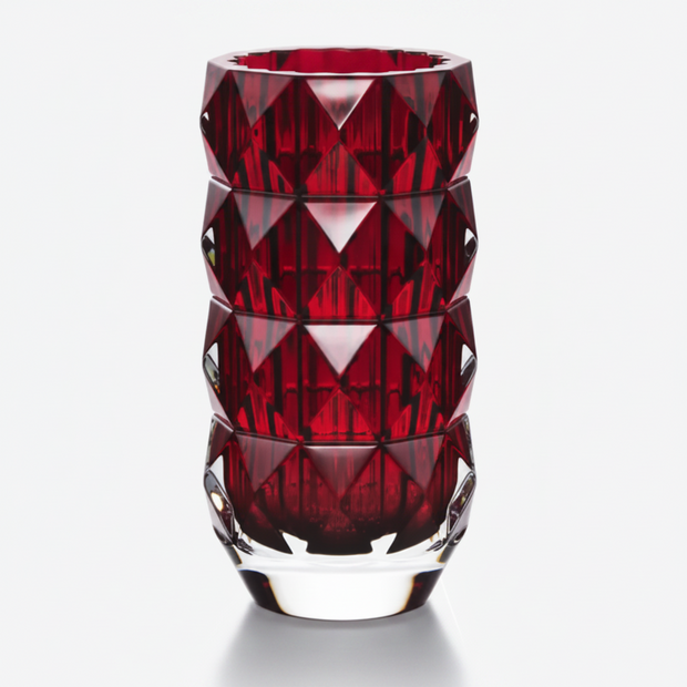 BACCARAT LOUXOR VASE RED SM 150