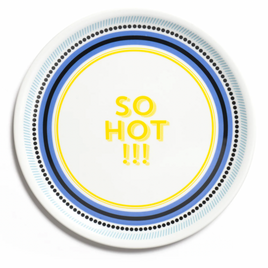PIZZA PLATE SO HOT