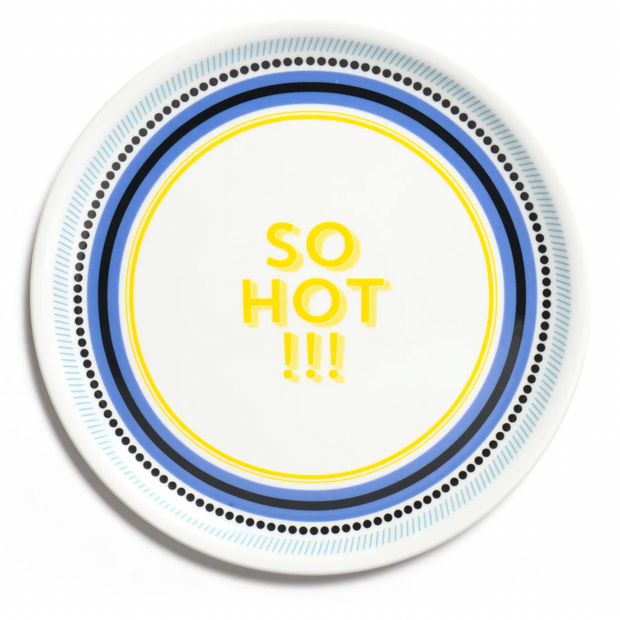 PIZZA PLATE SO HOT
