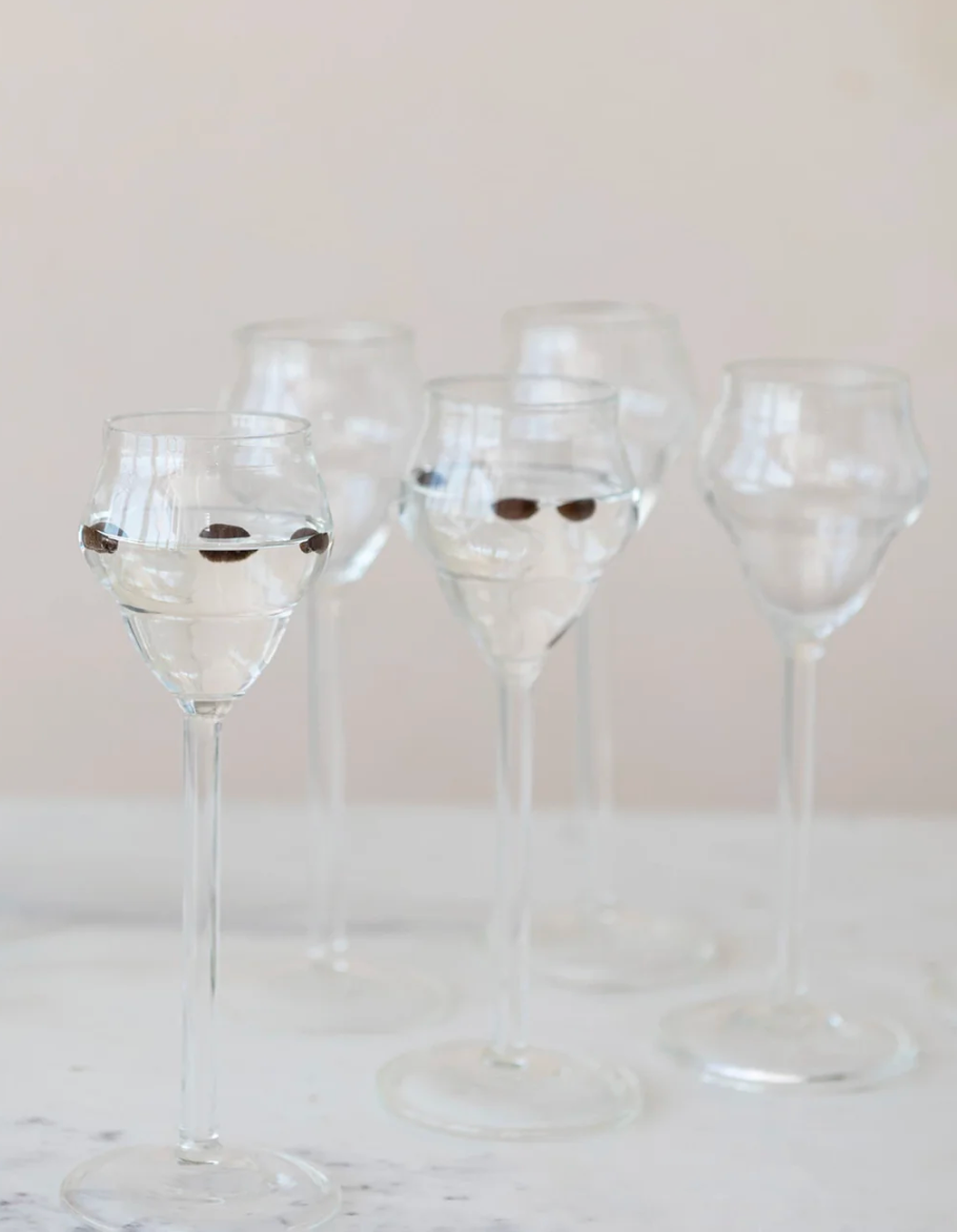 2-1/2oz STEMMED SAMBUCA GLASS