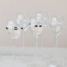 2-1/2oz STEMMED SAMBUCA GLASS