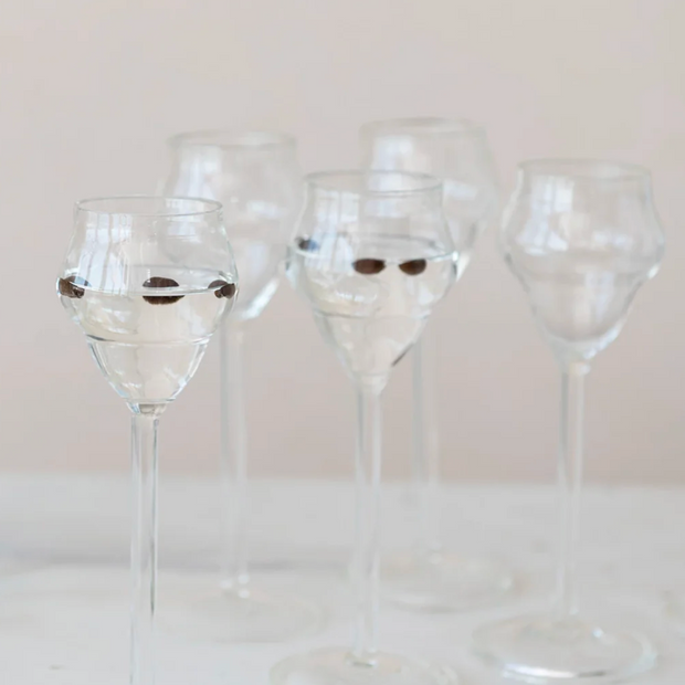 2-1/2oz STEMMED SAMBUCA GLASS