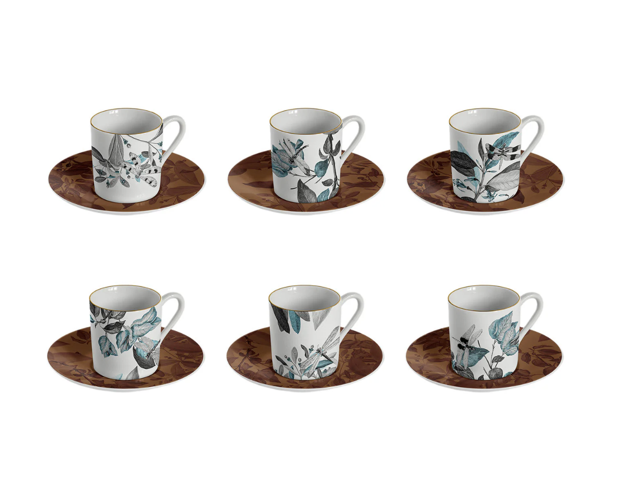 BLACK DRAGON POOL COFFEE CUPS