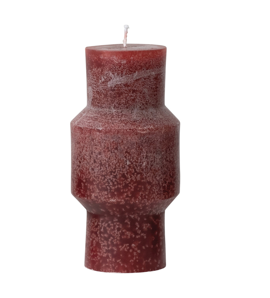 UNSCENTED TOTEM PILLAR CANDLE