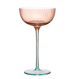 8OZ TWO-WONE STEMMED FLUTED COUPE GLASS